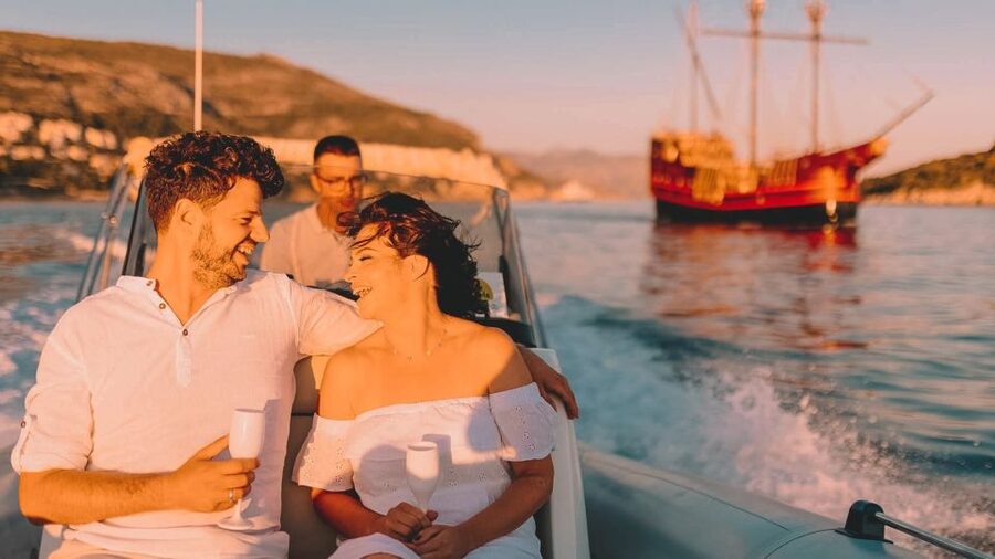 Dubrovnik: Private Boat Cruise at Sunset with Champagne - Lokrum Island, caves, and a famous curse