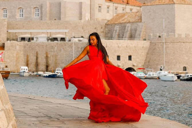 Dubrovnik: Private Flying Dress Photoshoot Experience - Starting at Pile Gate in Dubrovnik