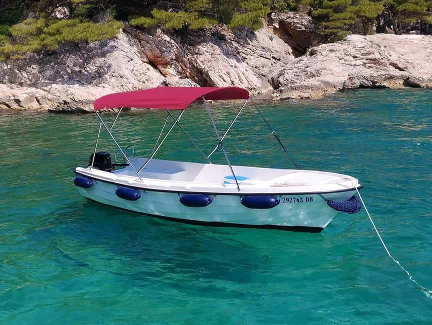 Dubrovnik: Rent a fun and easy to use boat without license - Why this boat rental works so well in Dubrovnik