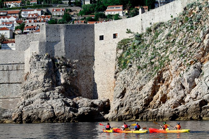 Dubrovnik: Sea Kayaking & Snorkeling Tour - Lokrum from the water, not from the shore
