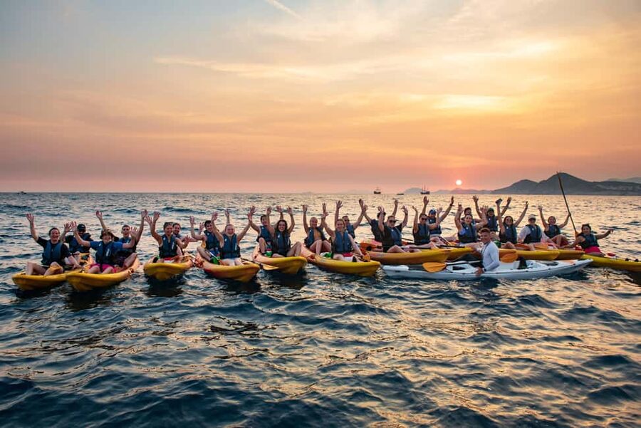 Dubrovnik: Sunset Kayaking and Snorkeling Tour - Betina Cave: A Short Stop With Clear Water