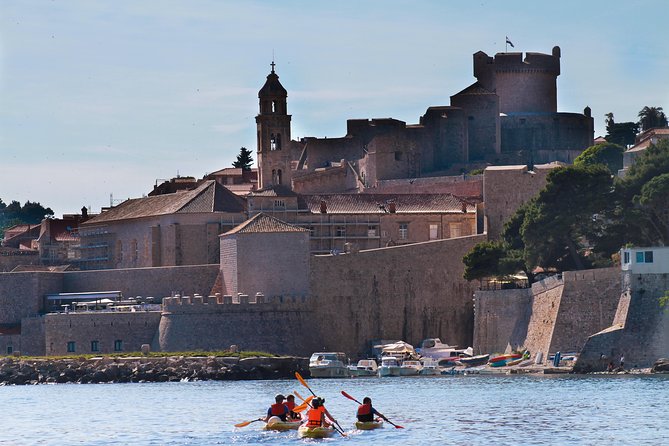 Dubrovnik: Sunset Kayaking & Snorkeling with water &wine - Betina Cave, snorkeling, and cliff jumping