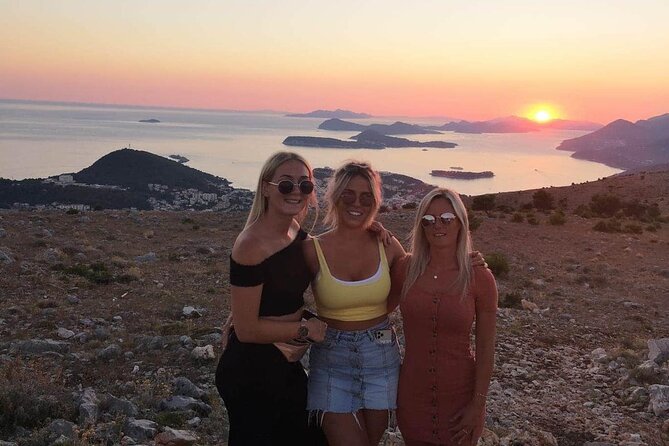 Dubrovnik sunset panorama & wine - A ten-minute look from Franjo Tudman Bridge