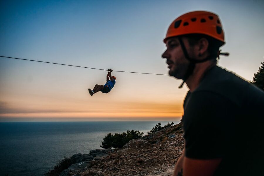 Dubrovnik: Sunset Zip Line Experience Followed by Wine - Sunset on Srđ Hill with Croatian wine