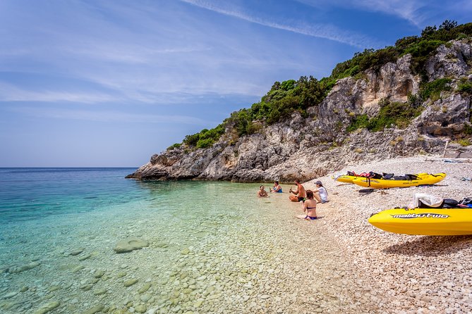 Dugi Otok - full day kayak adventure - Brbinjscica Bay brings caves, cliffs, and Dragon Eye