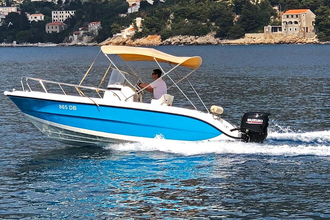 Elafiti Islands Private Tour with Fisher 20 Speedboat - Koločep, Blue Cave, swimming, and old churches
