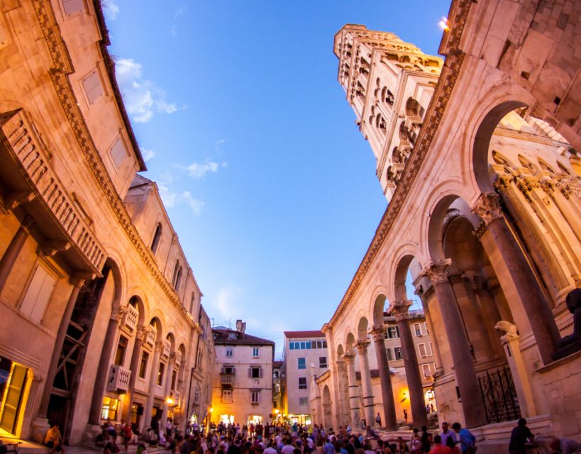 Evening Group Walking Tour - Split Old City Diocletian's Pal - Peristyle Square gives the tour its grandest moment