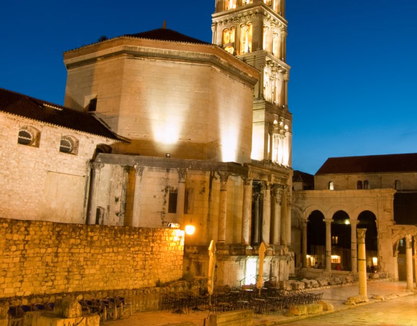 Evening Group Walking Tour - Split Old City Diocletian's Pal - The Temple of St. Jupiter shows Split’s religious changes