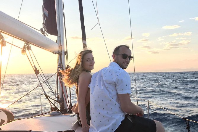 Experience Romantic Sunset Sailing on a modern 36ft (11m) sail yacht | Hvar - Sailing Past the Pakleni Islands