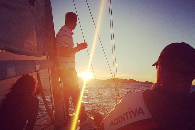Experience Romantic Sunset Sailing on modern 36ft sail yacht from Zadar - Seeing the Sea Organ from offshore