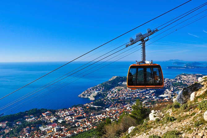 Explore Dubrovnik by Cable Car (ticket included) - Riding the cable car up Mount Srd