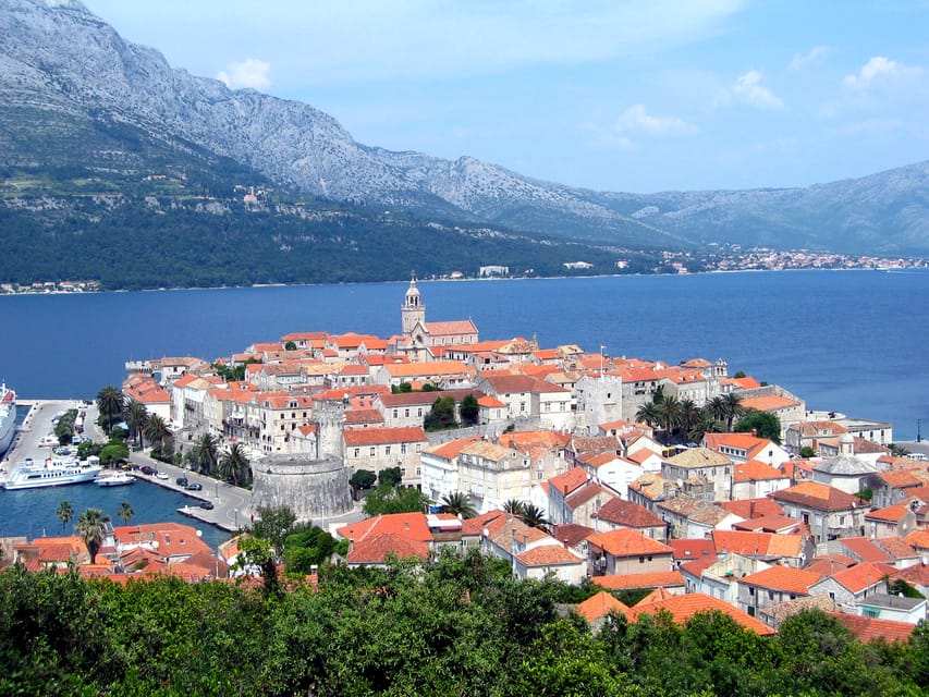 From Dubrovnik: Korcula Island Tour with Wine Tasting - Ston: Coffee, Walls, and a Short First Stop