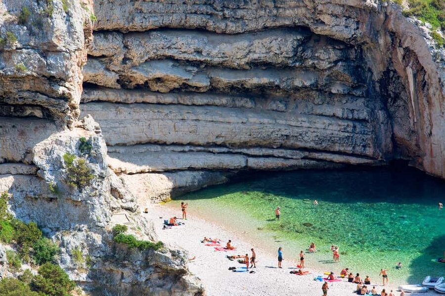 From Hvar: Blue Cave, Green Cave & 5 Islands Speedboat Tour - The Green Cave is more flexible, and opinions vary