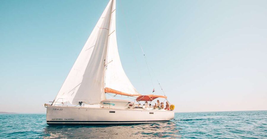 From Hvar: Boat Tour to Pakleni Islands on a Comfort Yacht - The first hour: sailing toward the Pakleni Islands