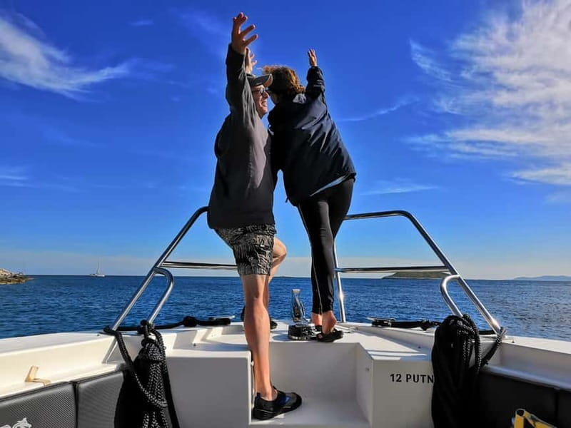 From Hvar: Unforgetable Tour to the Island Vis and Blue Cave - Leaving Hvar on a fast, shaded boat