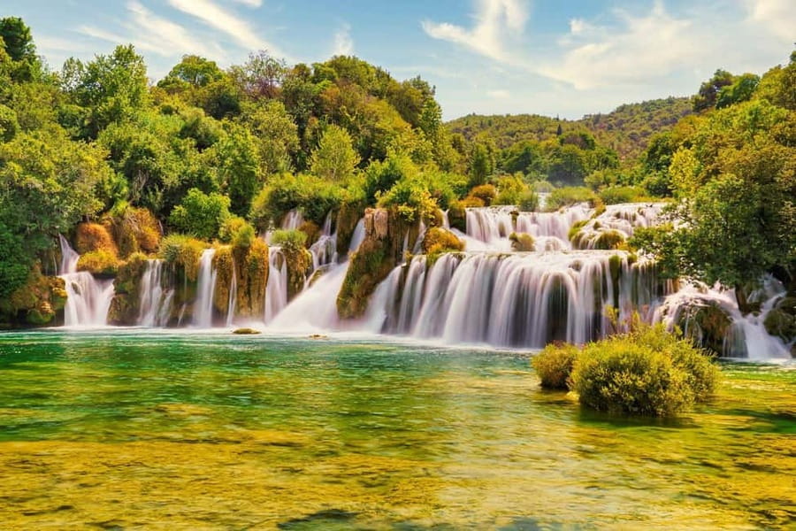 From Makarska: Krka Waterfalls & Šibenik Day Trip - The short transfer to Krka National Park