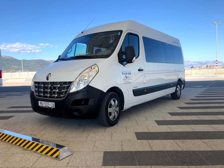 From Makarska : Split City Guided Tour & Free Time - Small-group transport instead of a large coach