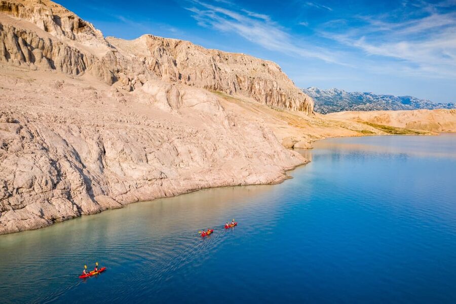 From Metajna/Novalja: Pag Bay Guided Sea Kayaking Tour - Best time to choose the 9 a.m. departure