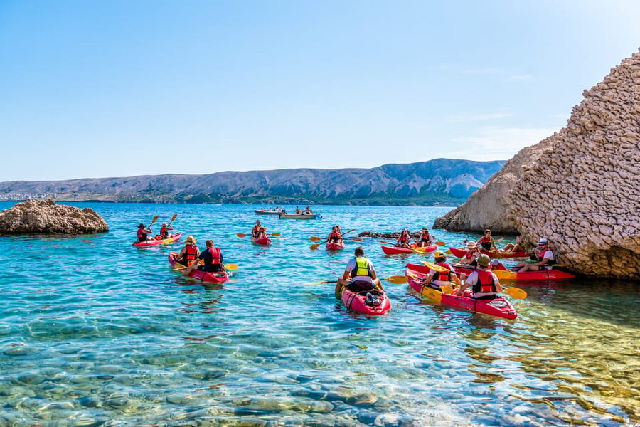 From Metajna/Novalja: Pag Bay Guided Sea Kayaking Tour - The $61 price and what you receive