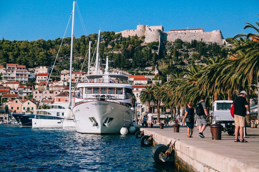 From Omis: Blue Cave & 5 Island Speedboat Tour - Budikovac Island gives you the first real swim