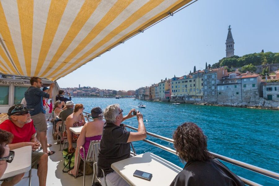 From Pula: Day Cruise to Rovinj, Lim Fjord, and Red Island - What the boat ride feels like