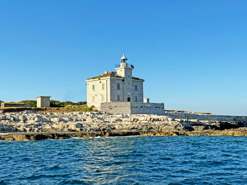 From Pula: Rovinj & NP Brijuni cruise with Red Island visit - The return to Pula brings the best city views