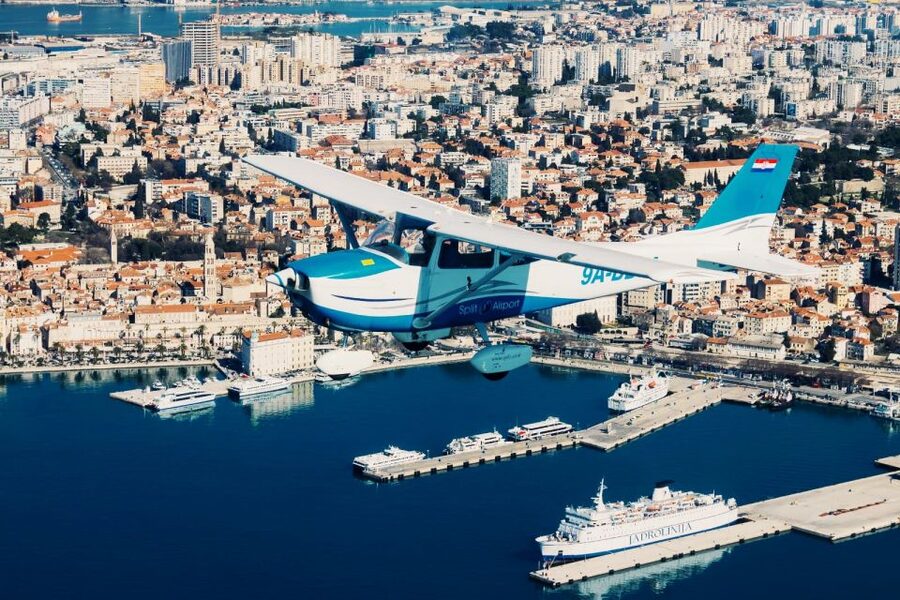 From Sinj: Panoramic Flight over Split - Why an aerial view changes your sense of Dalmatia