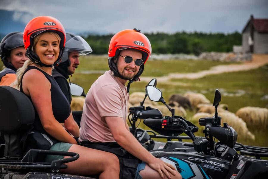 From Split: ATV Dinara Mountain Tour with Picnic - Starting in Rumin with the safety briefing