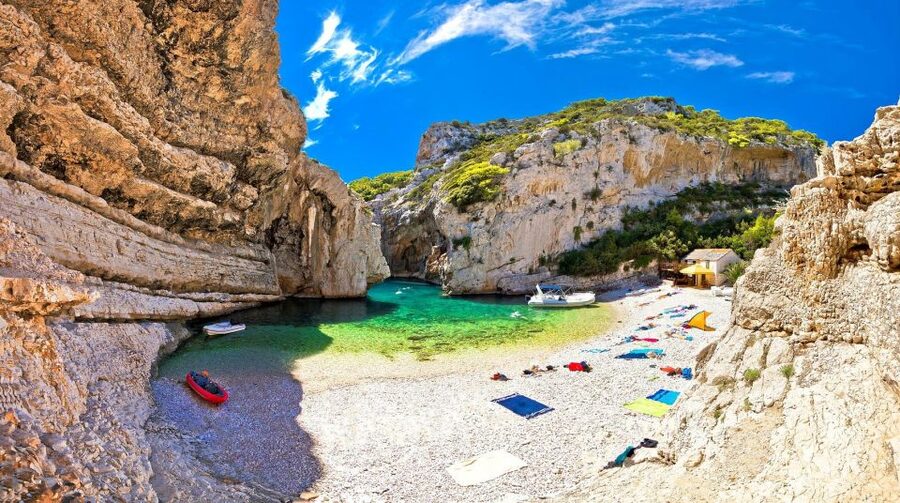 From Split: Blue Cave and Hvar Guided Tour by Luxury Boat - Key points at a glance