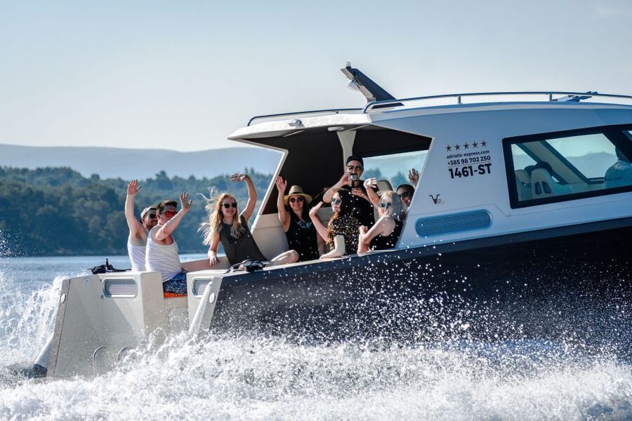 From Split: Blue Cave and Hvar Guided Tour by Luxury Boat - Stiniva Cove in a 25-minute stop