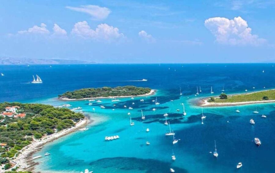 From Split: Blue Lagoon & 2 Islands half-day Private - First secret stop: a quiet place for jumping and snorkeling