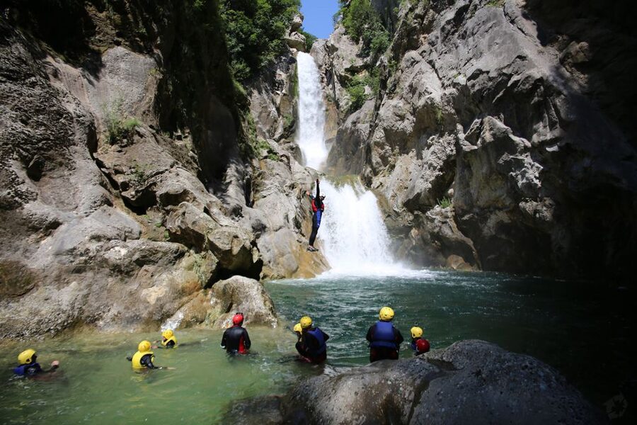 From Split: Canyoning on the Cetina River - Leaving Split for the Cetina canyon