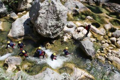 Canyoning on the Cetina River