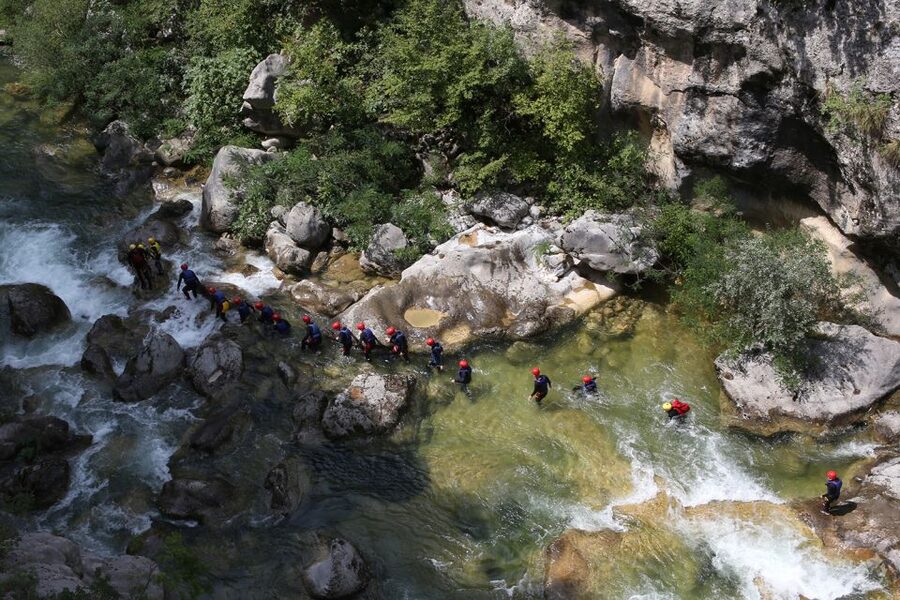 From Split: Canyoning on the Cetina River - Natural pools, swimming, and optional jumps