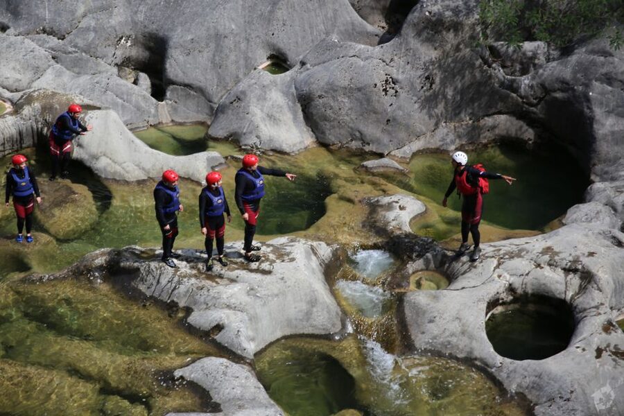 From Split: Canyoning on the Cetina River - Guides make the difference