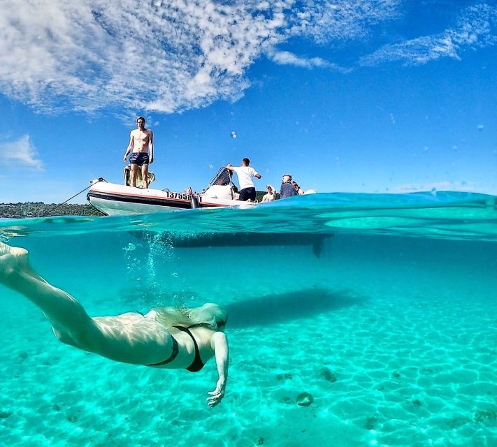 From Split: Half-day Trogir Tour & Speedboat to Blue Lagoon - The Blue Lagoon at Drvenik Veliki