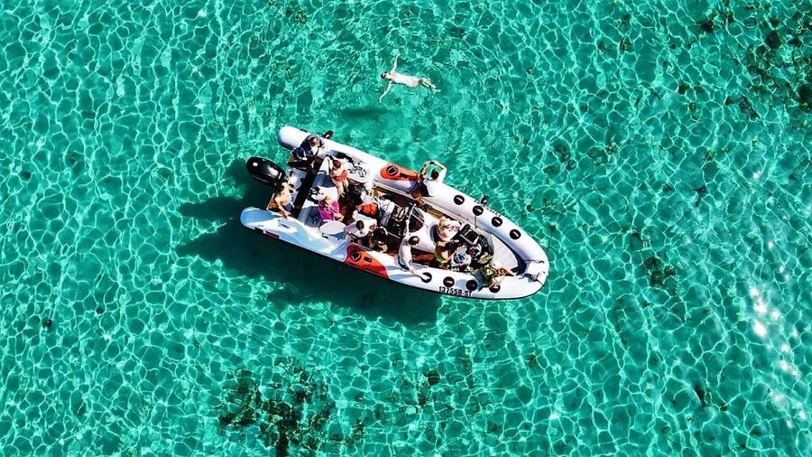 From Split: Half-day Trogir Tour & Speedboat to Blue Lagoon - Nečujam Bay and the second swim