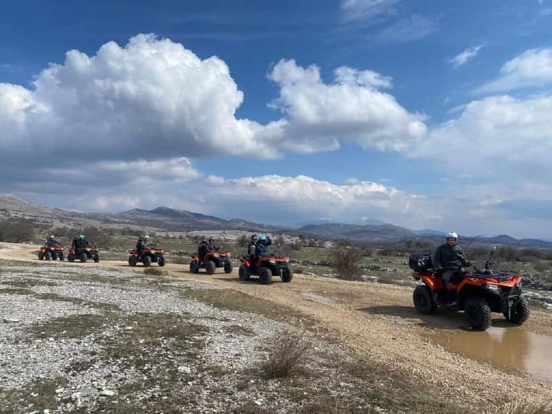 From Split: Off-Road Quad Safari Experience - Following the Cetina River through rough country