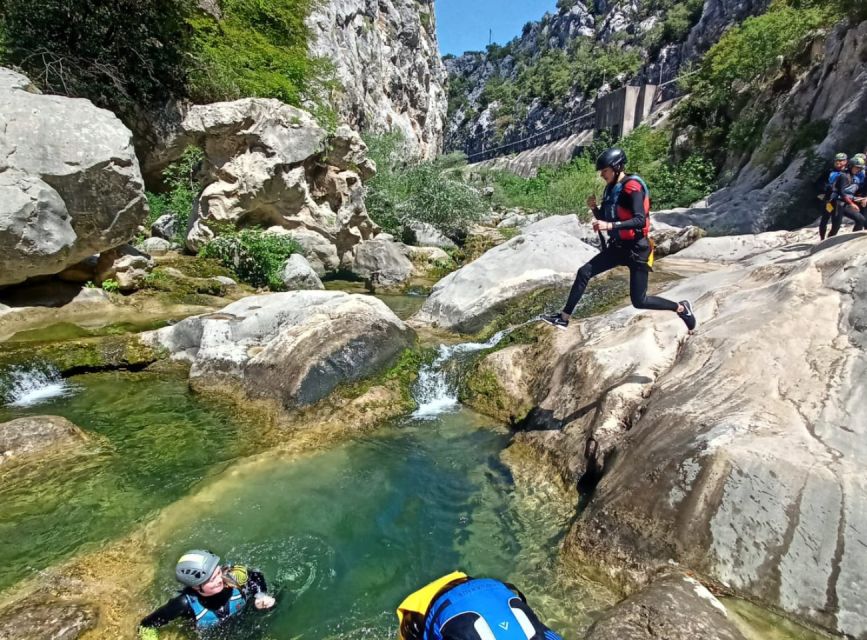 From Split/Omiš: Canyoning Cetina River + Free Photos/Video - The 50-Meter Waterfall Is the Big Moment