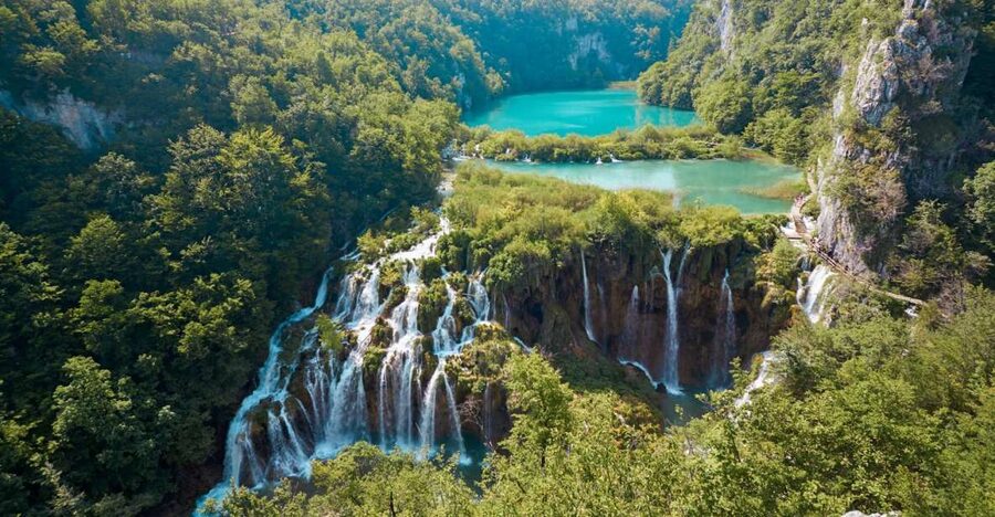 From Split or Trogir: Plitvice Lakes Guided Full-Day Tour - The road from Split or Trogir to the park