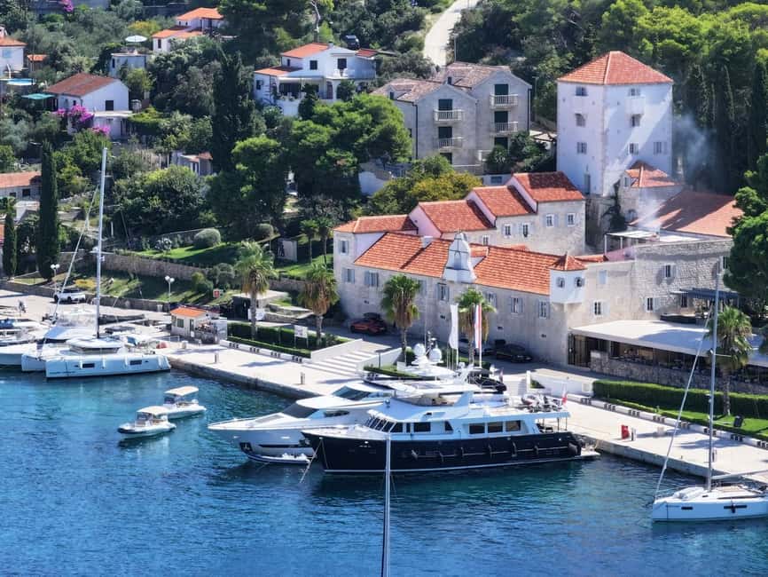 From Split or Trogir: Trogir and Blue Lagoon Half-Day Trip - Maslinica: the most relaxed stop on Šolta
