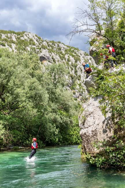 From Split: Rafting, Cave exploring, Cliff jumping w/ Picnic - Choosing between the 7 am and 2 pm departures