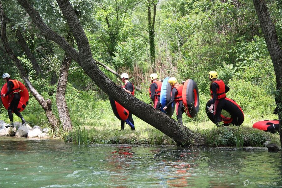 From Split: River Tubing on Cetina River - Calm pools, small rapids, waterfalls, and clear water