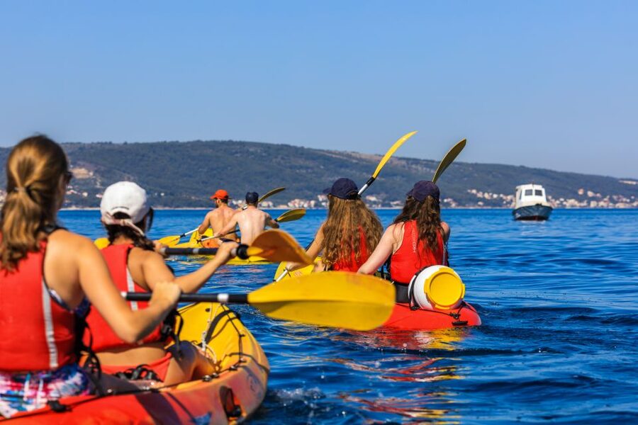 From Split: Sea Kayaking Tour - The return paddle to Bene Beach