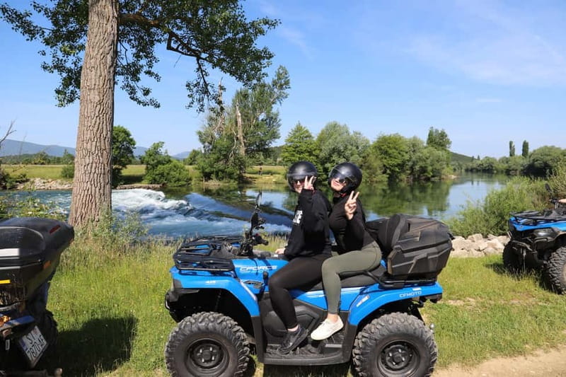 From Split: Three Rivers Quad Tour with Swimming and Lunch - Leaving Split for Hrvace