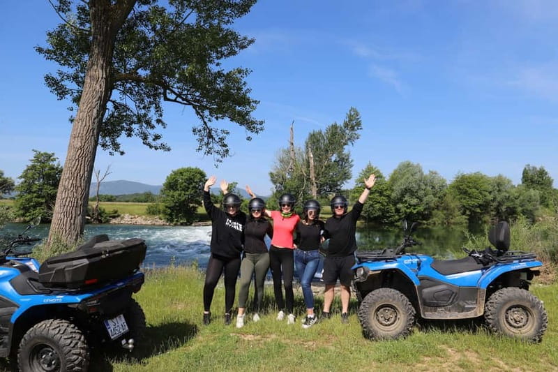 From Split: Three Rivers Quad Tour with Swimming and Lunch - Guide Style and Personal Attention