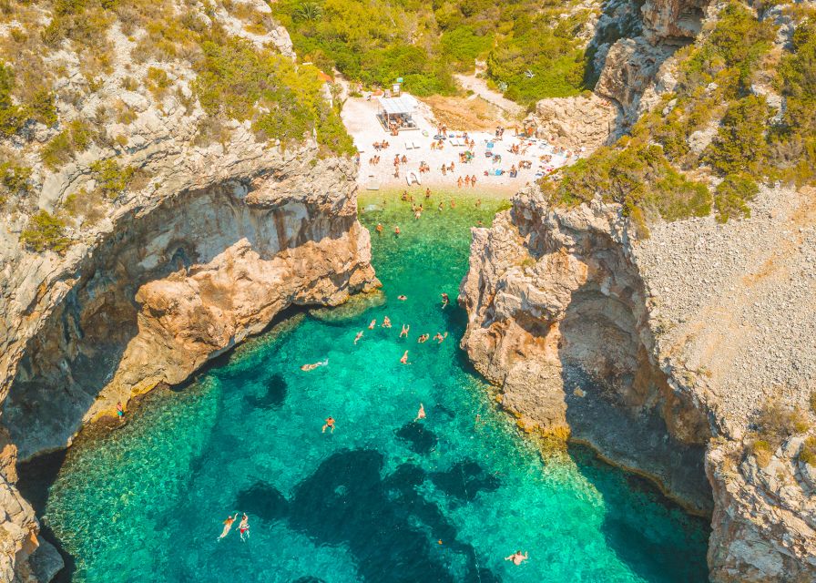 From Trogir or Split: Full-Day Blue Cave & Hvar Island Tour - Stiniva Cove is a scenic pause, not a beach day
