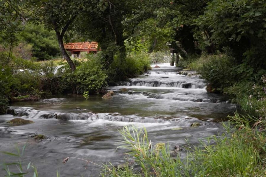 From Trogir, Seget & Okrug: Krka Waterfalls Culture Tour - Reaching Krka National Park from the coast