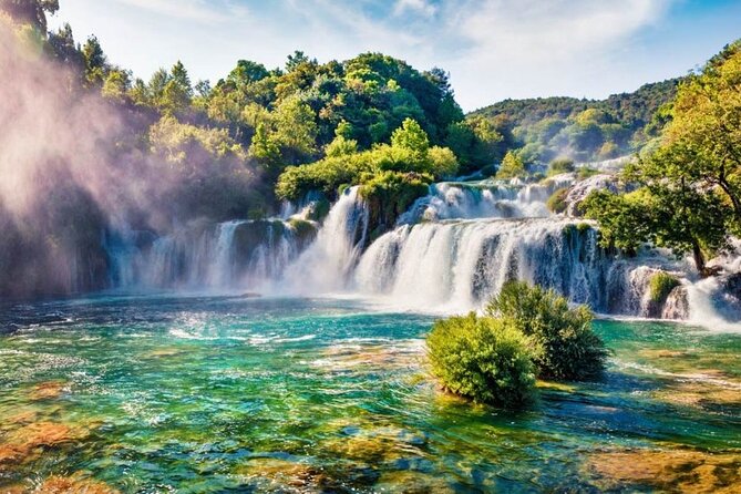 From Trogir, Seget, Okrug: Krka Waterfalls & Šibenik Culture Tour - Skradinski buk: two hours among Krka’s waterfalls