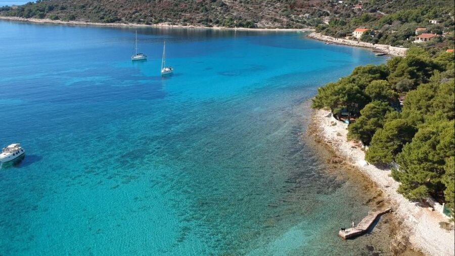 From Trogir: Three Islands Half-Day Speedboat Tour - Maslinica on Šolta: a slower hour on shore